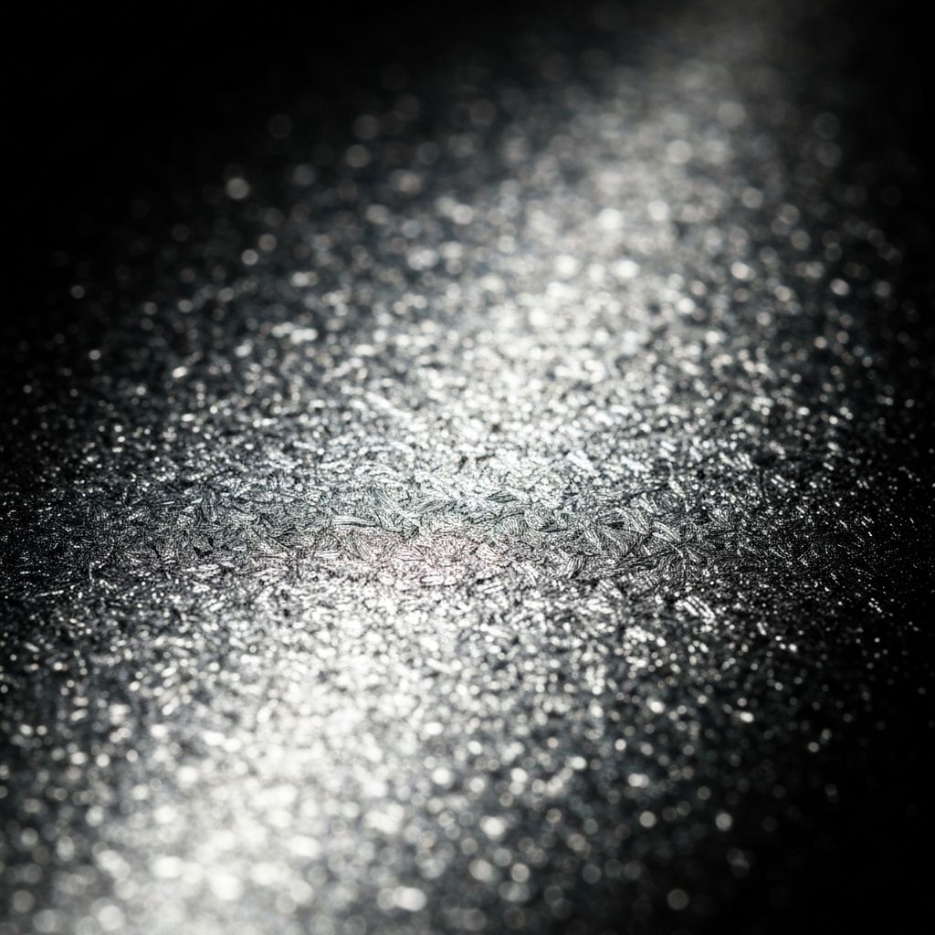 Titanium metal surface — one of the hardest materials used in Gotham Steel's Ti-Cerama coating